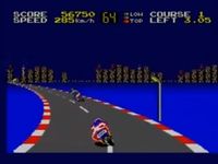 une photo d'Ã©cran de Hang On sur Sega Master System